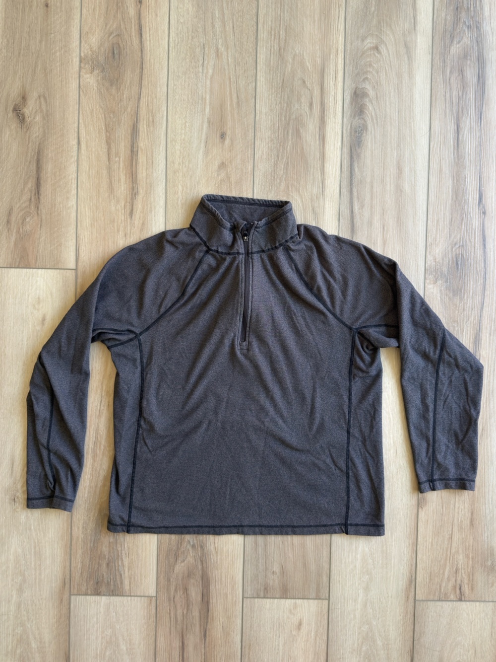 Alpine Design Men's Quarter-Zip Sweater - Charcoal Gray